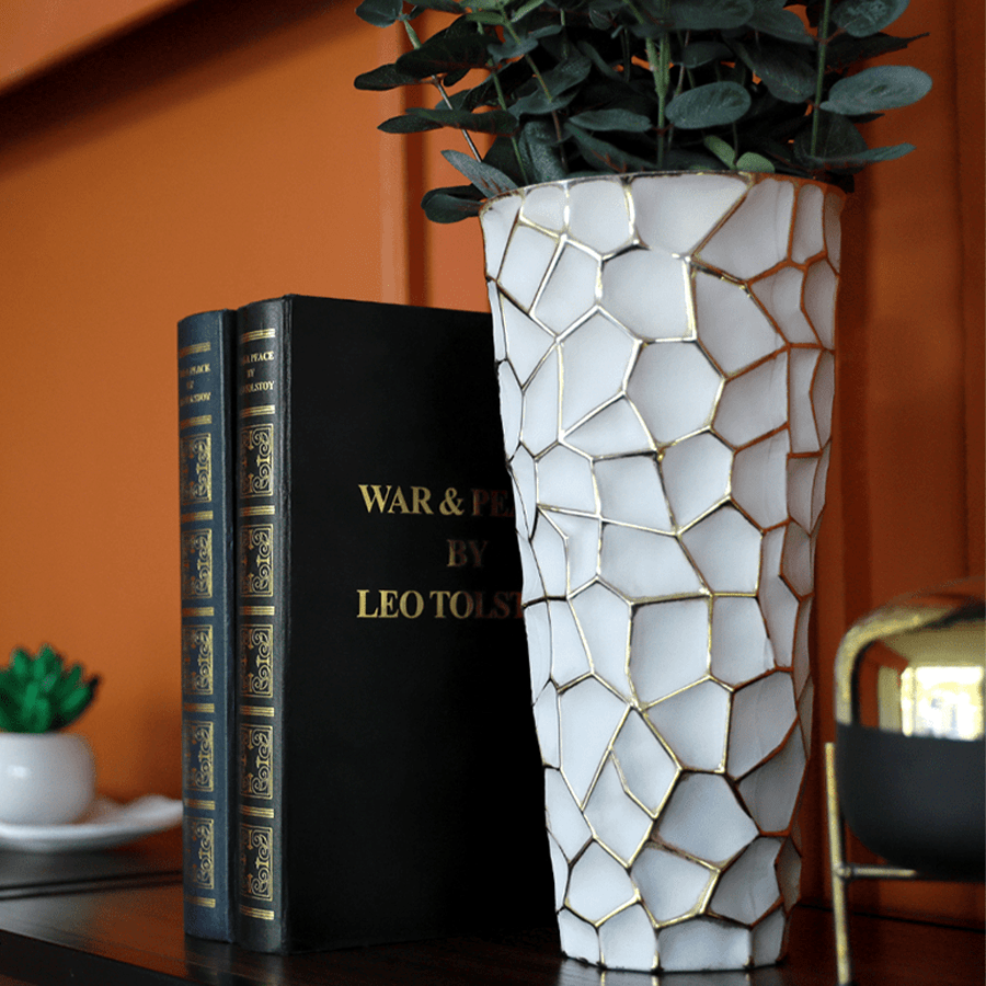 Lavrusa Painted Glass Vase