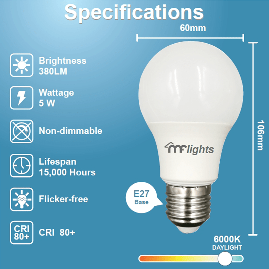 LED Basic Bulb Daylight LED Basic Bulb Daylight Mandaue Foam