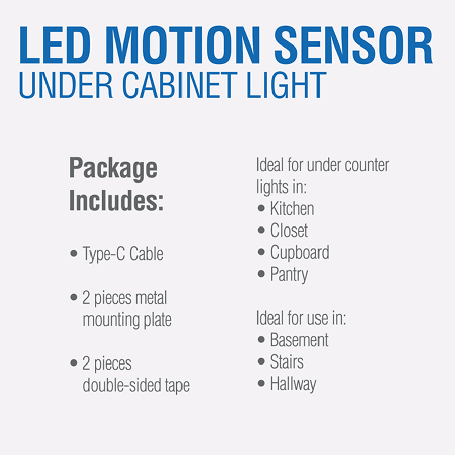 LED Motion Sensor Cabinet Light