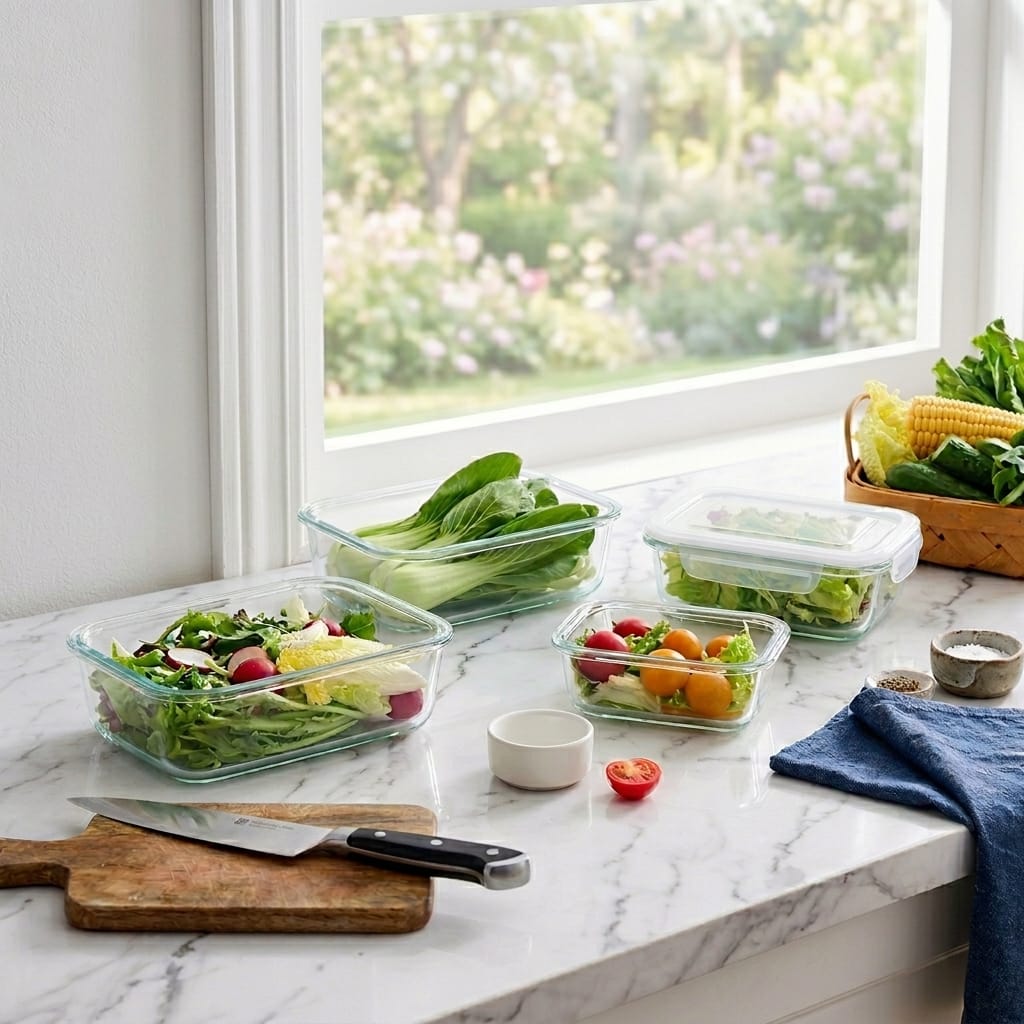 Levin Glass Food Container