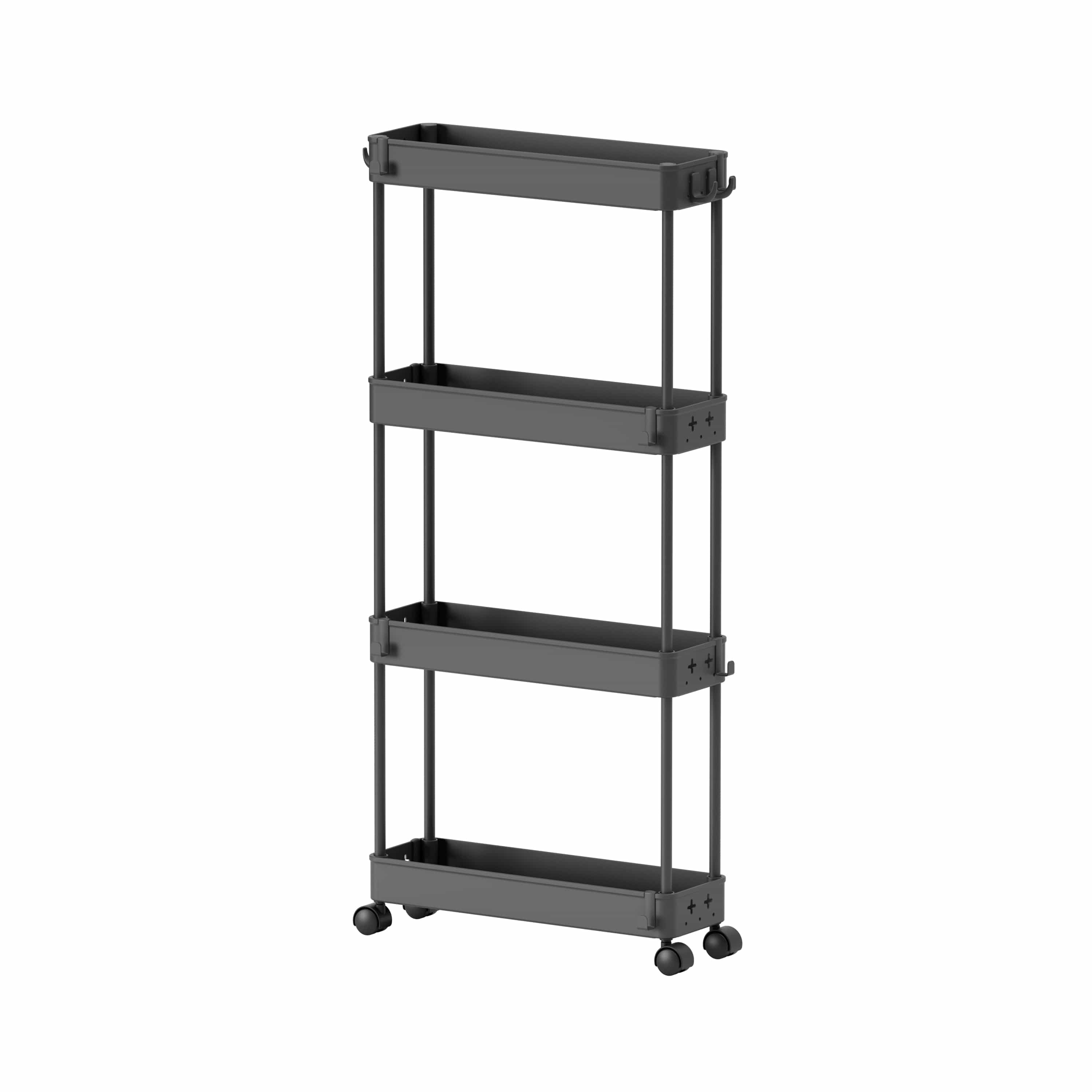 Levo 4 Tier Slim Plastic Trolley