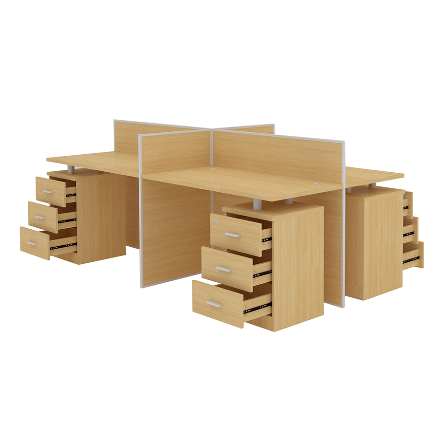 Lexi Partition with 4 Fixed Drawers Lexi Partition with 4 Fixed Drawers Mandaue Foam