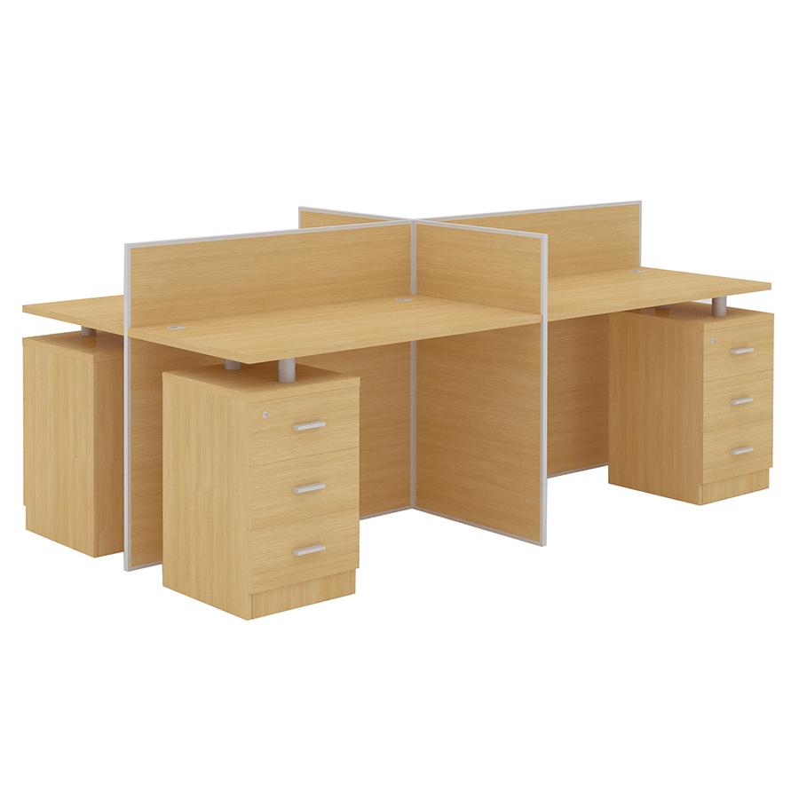 Lexi Partition with 4 Fixed Drawers Lexi Partition with 4 Fixed Drawers Oak Mandaue Foam