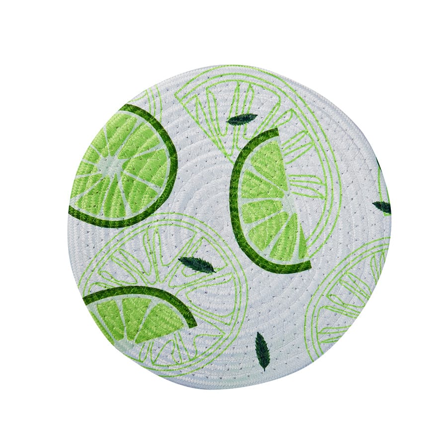 Lime Round Trivet