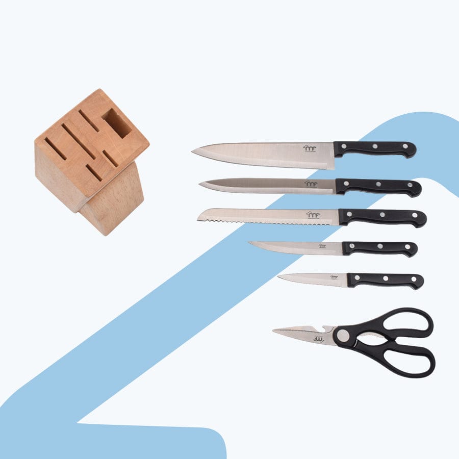 Lina Knife Set with Shears 7pc Set