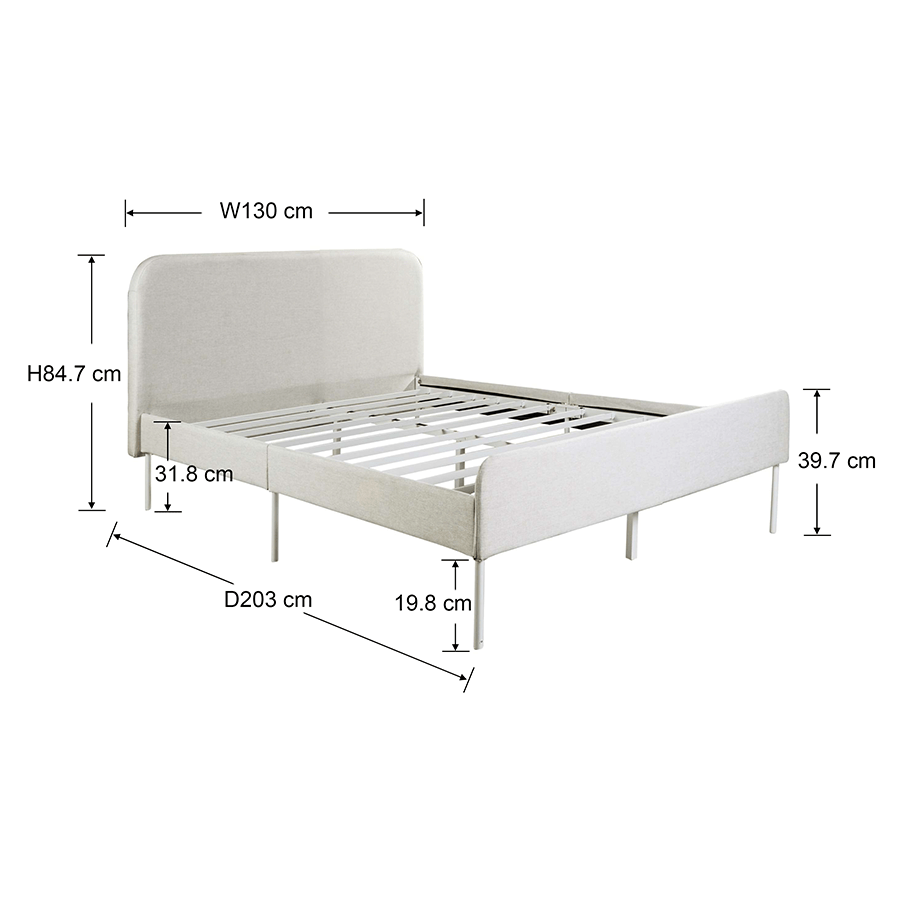 #size_Semi-Double Bed 48x75 inches