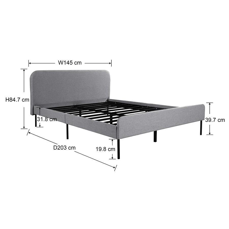 #size_Double Bed 54x75 inches