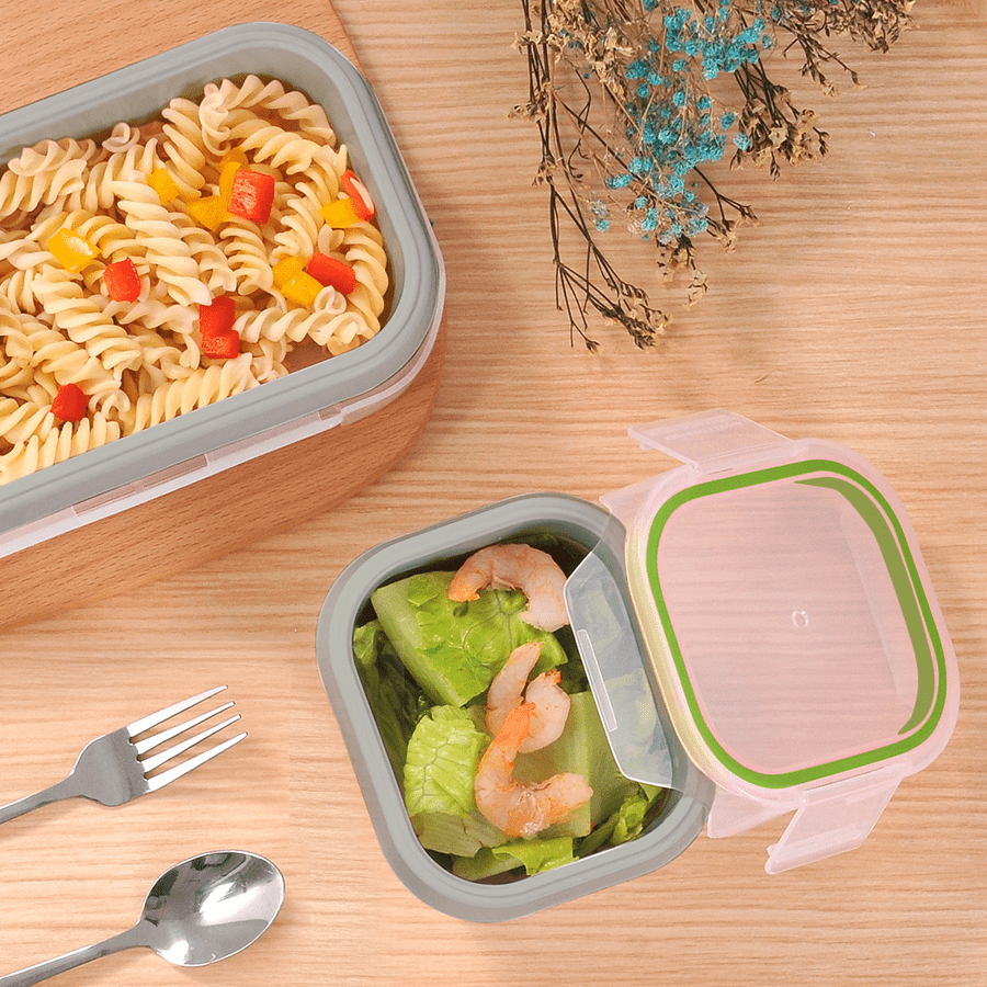 Lior Plastic Food Container - Square 450ml