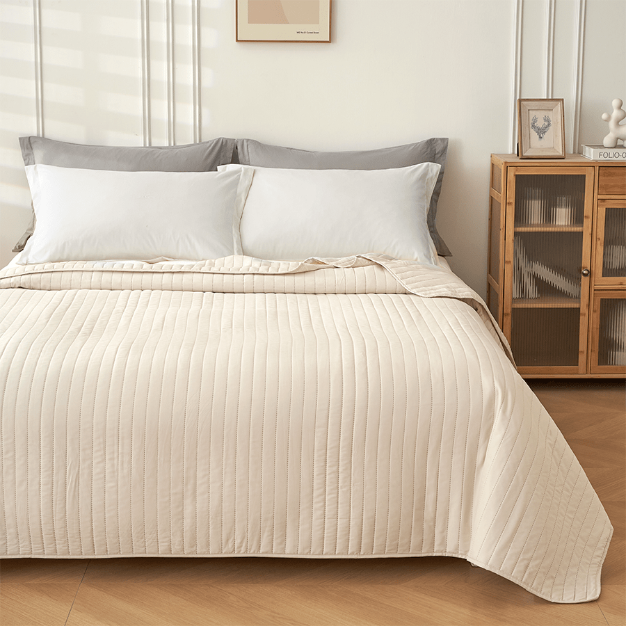 MORE LOEY OPTIONS Loey Bedspread - Cream Loey Bedspread - Cream Mandaue Foam