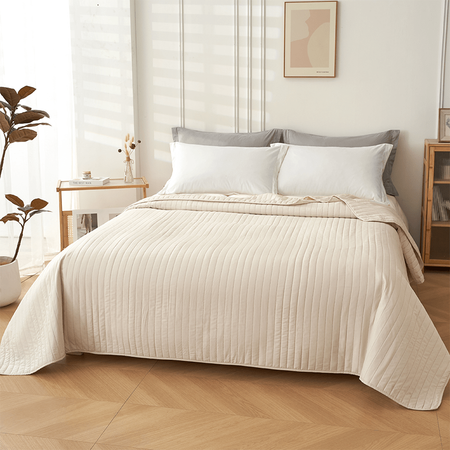 MORE LOEY OPTIONS Loey Bedspread - Cream Loey Bedspread - Cream Mandaue Foam