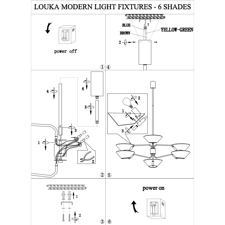 Louka Modern Light Fixture Louka Modern Light Fixture Mandaue Foam