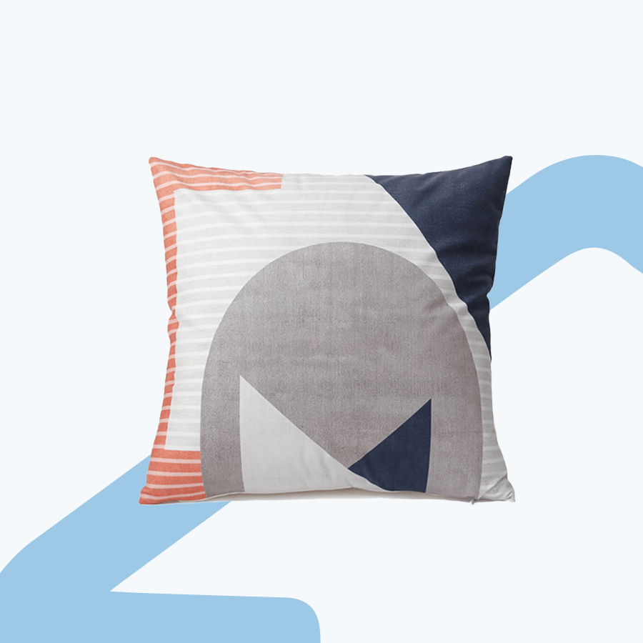 Lumi Abstract Geo Throw Pillowcase