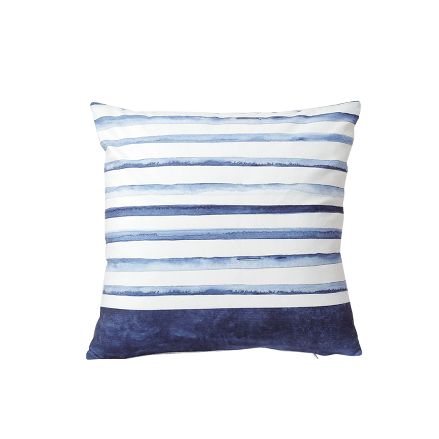 Lumi Blue Minimalist Throw Pillowcase Set of 2