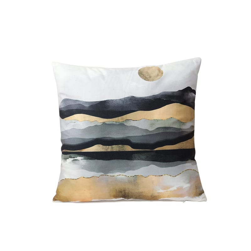 Lumi Mountain Abstract Throw Pillowcase