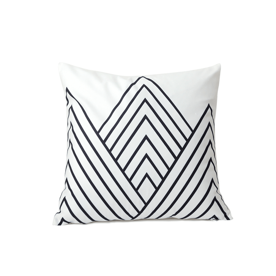 Lumi Mountain Line Throw Pillowcase Lumi Mountain Line Throw Pillowcase Mandaue Foam