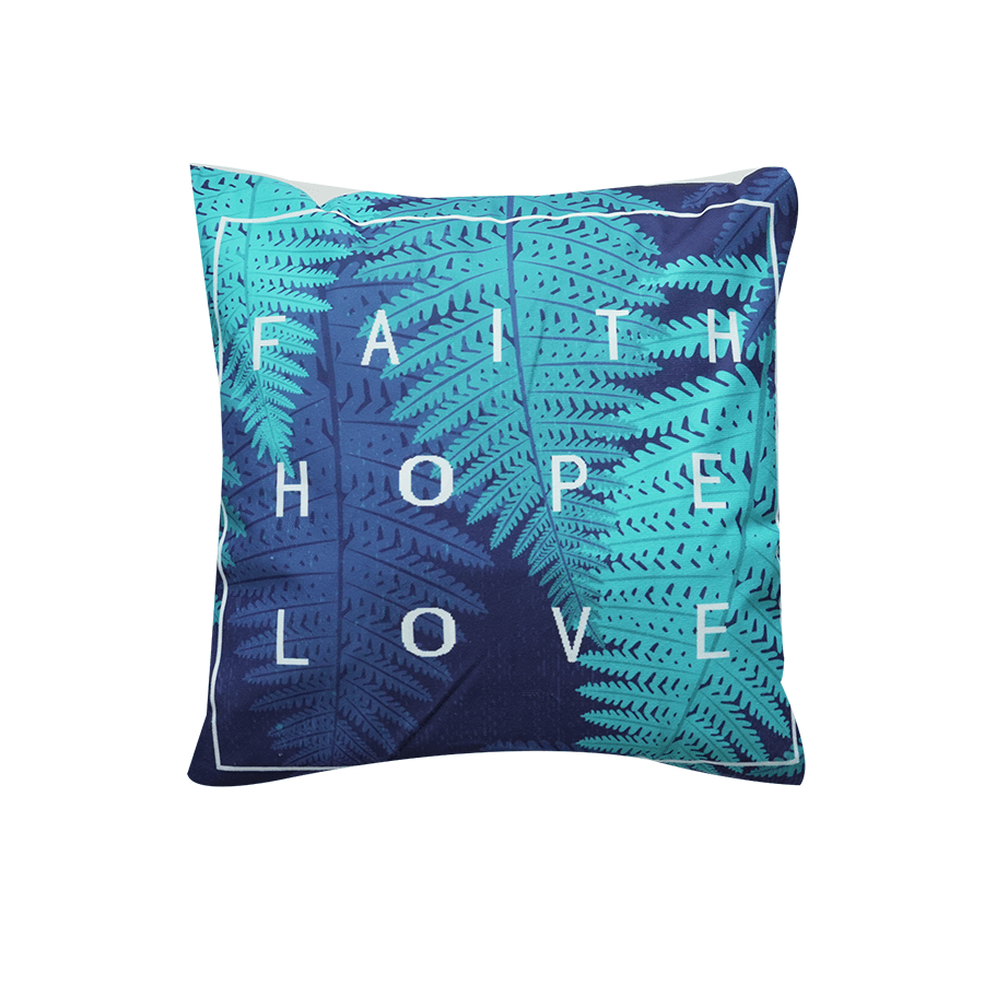 Lumi Tropical Quotes Throw Pillowcase