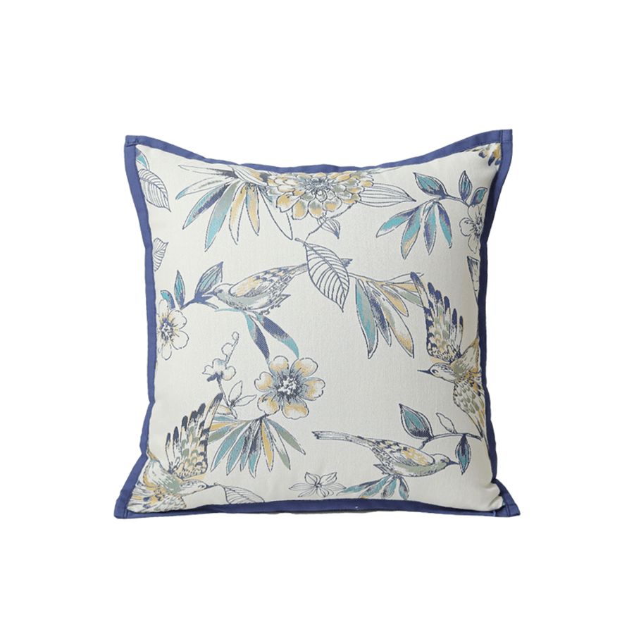 Mara Bird Jacquard Throw Pillowcase