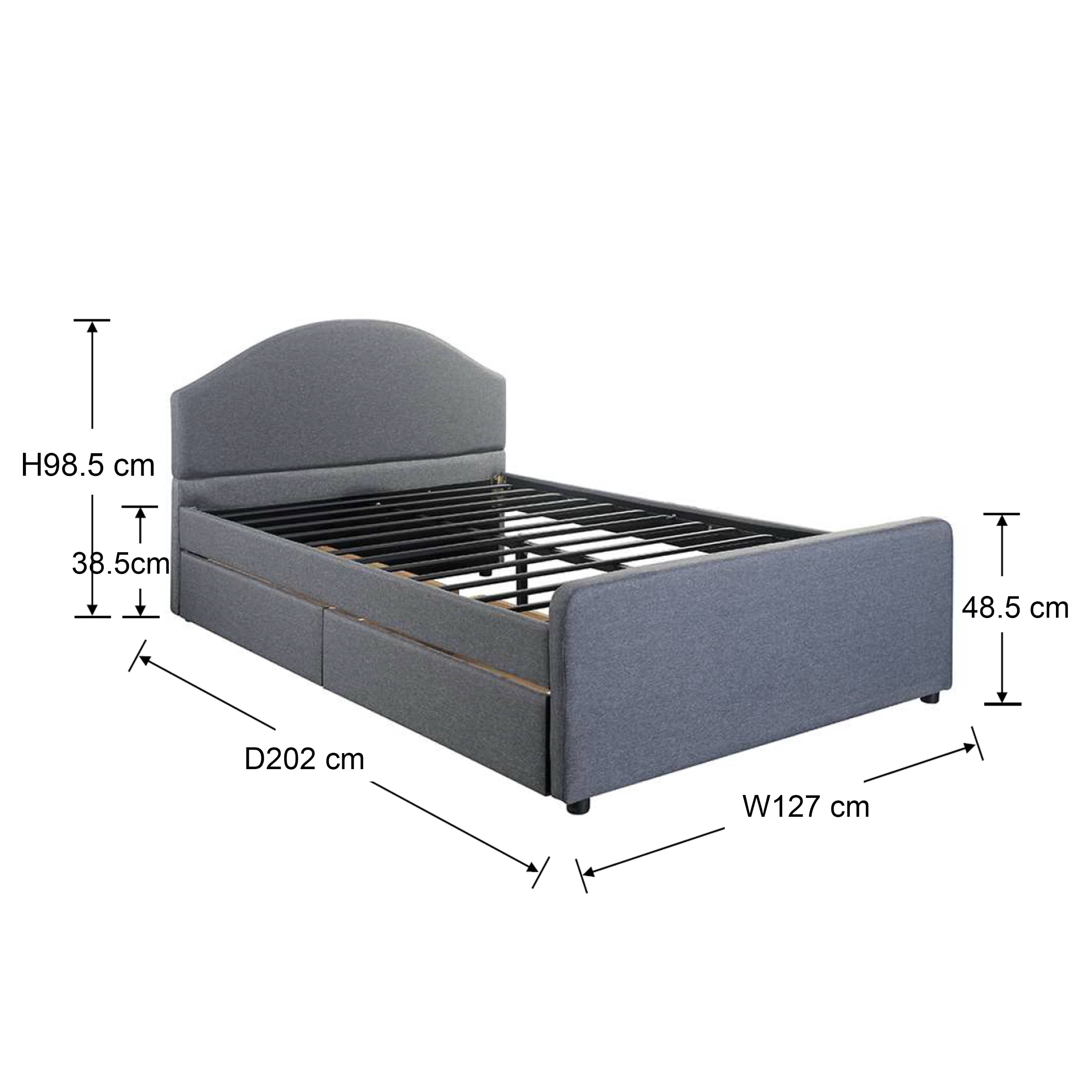 #size_Semi-Double Bed 48x75
