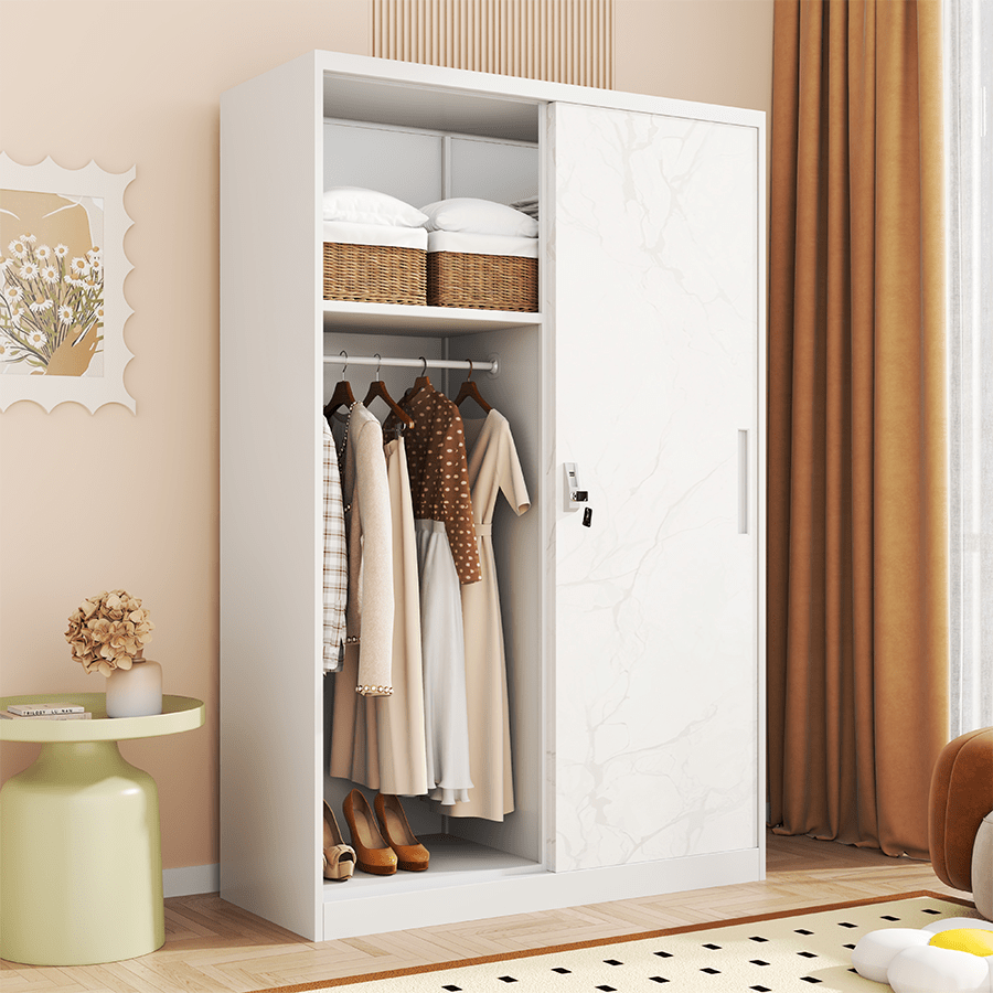 Margo Metal Sliding Wardrobe Printed