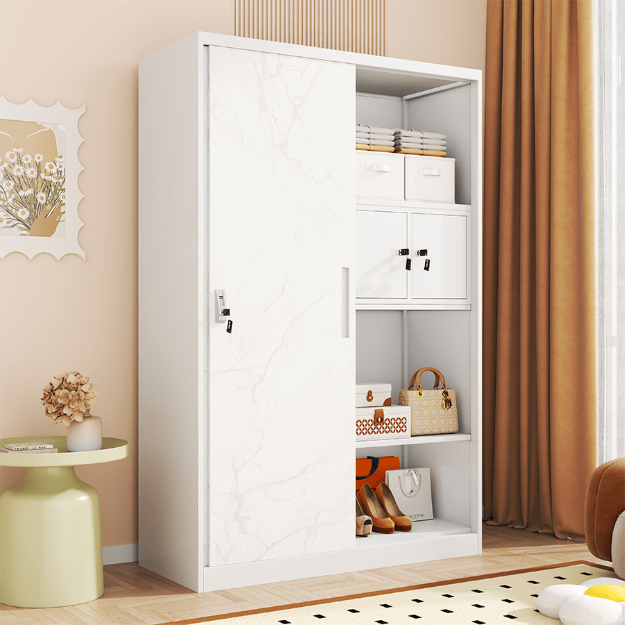 Margo Metal Sliding Wardrobe Printed