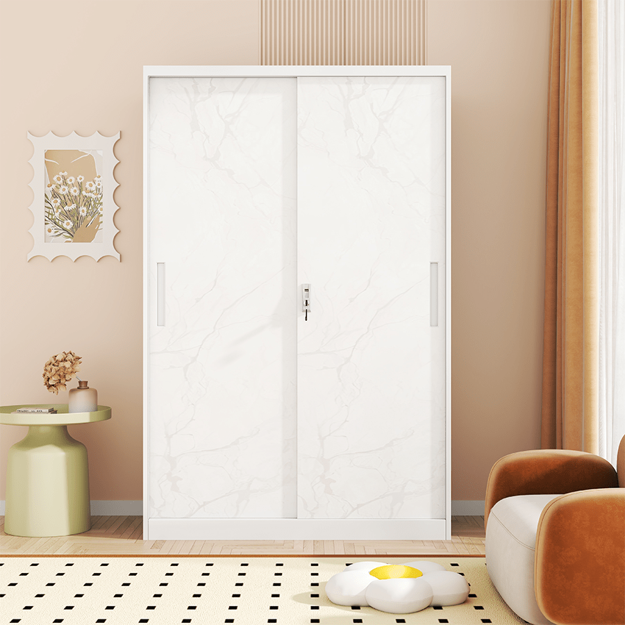 Margo Metal Sliding Wardrobe Printed