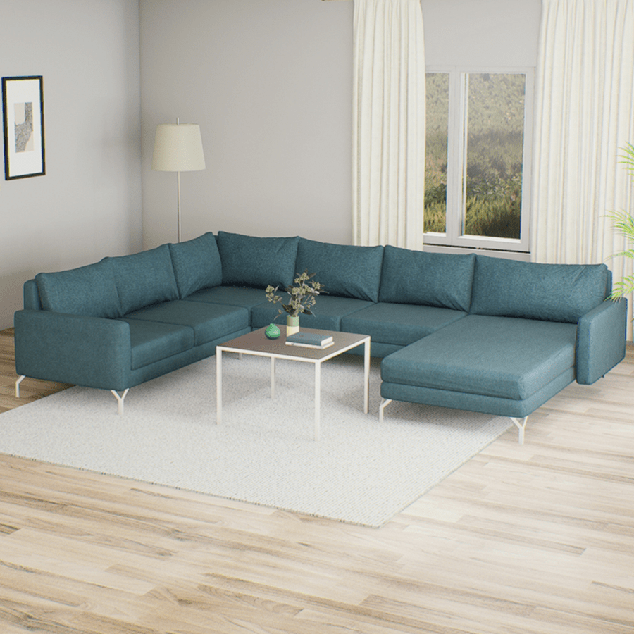 Matteo Corner Sectional 5 Seat with Chaise (2L) Sofa