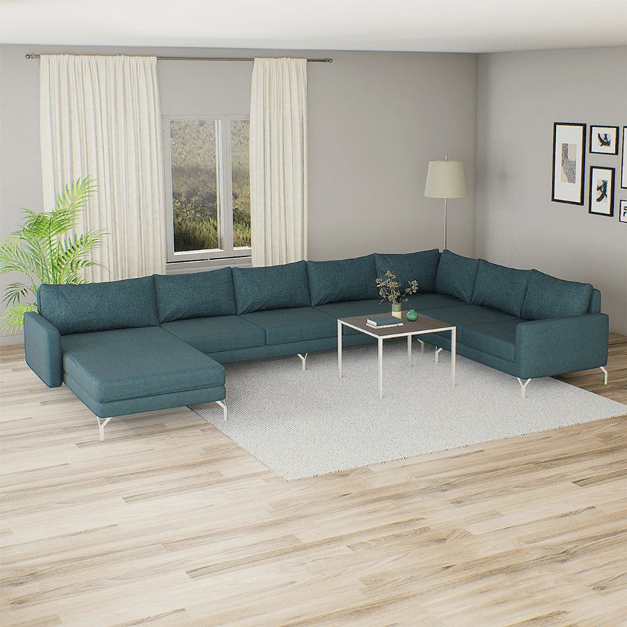 Matteo Sectional 6 Seat with Chaise (2R) Sofa