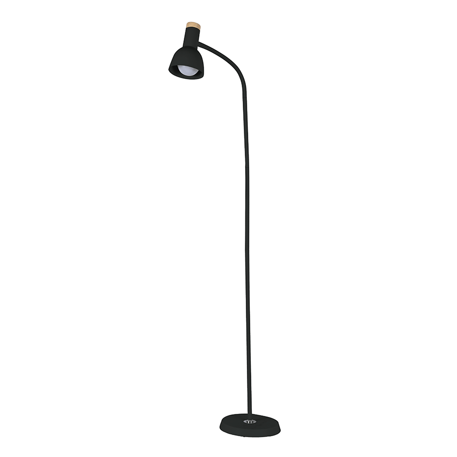Matve Floor Lamp with Flexible Neck Matve Floor Lamp with Flexible Neck Black Mandaue Foam