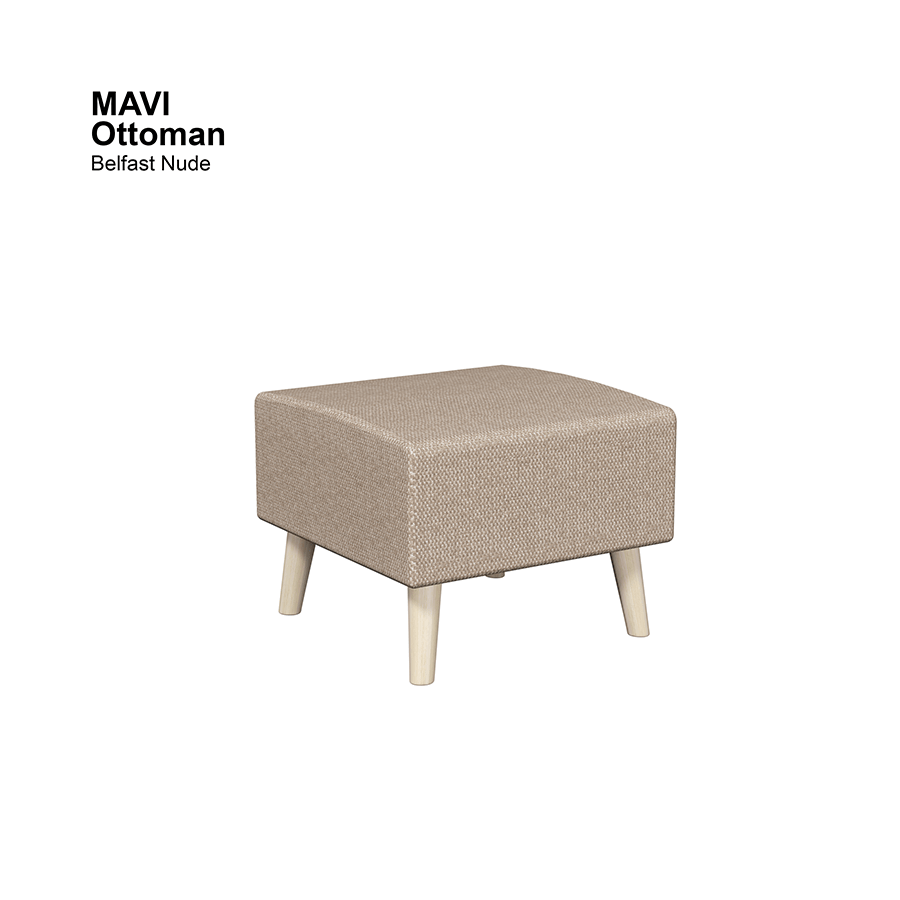 MORE MAVI OPTIONS Mavi Ottoman Mavi Ottoman Fabric Belfast Nude Mandaue Foam