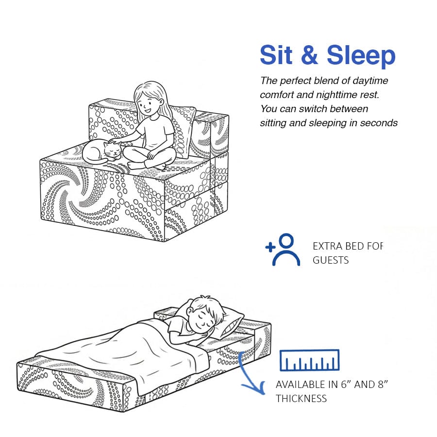 Mega Sit and Sleep Sofa Bed
