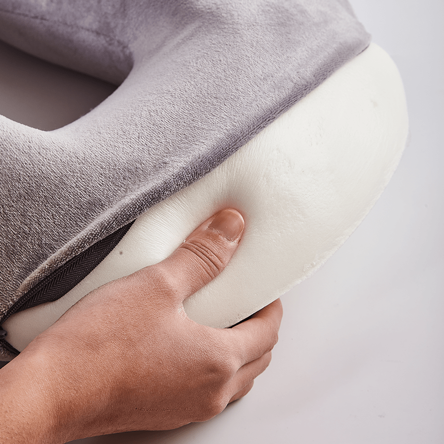 Memory Neck Pillow - Grey