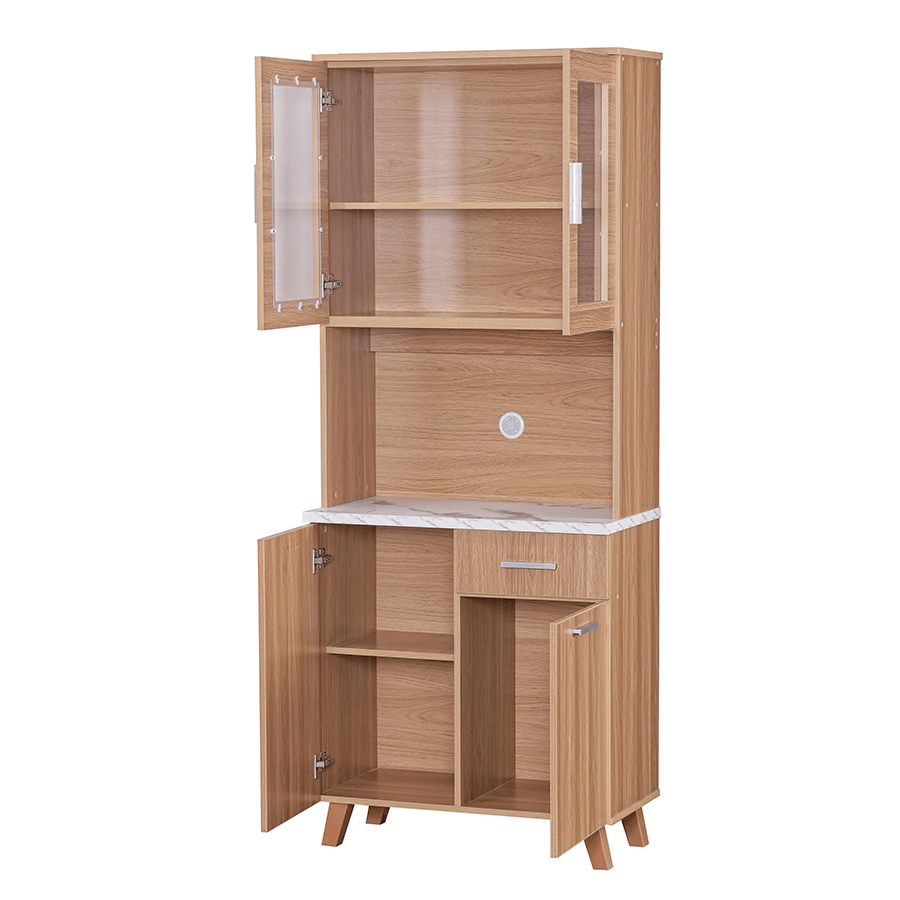 #color_Oak + White Marble