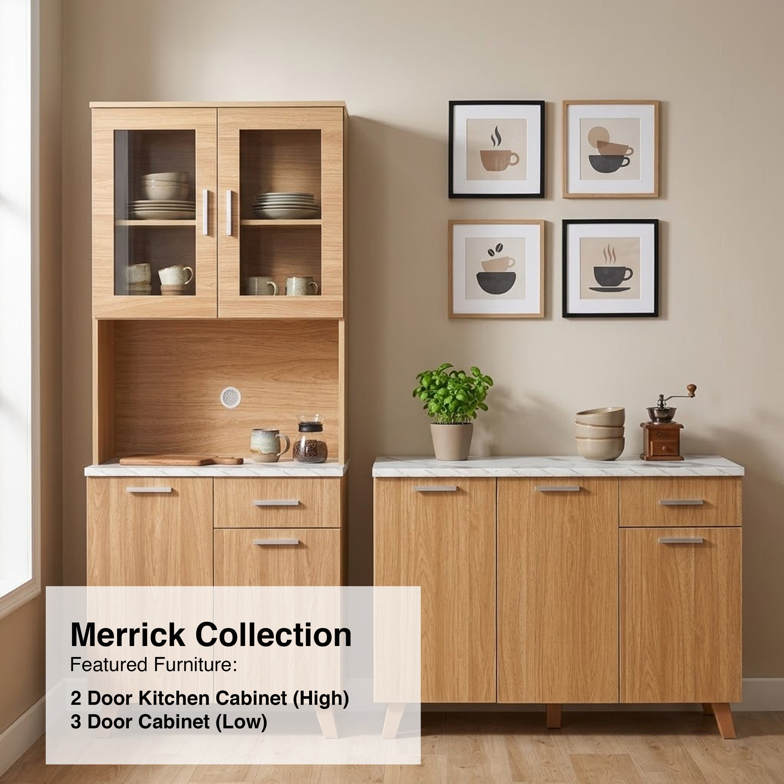 #color_Oak + White Marble