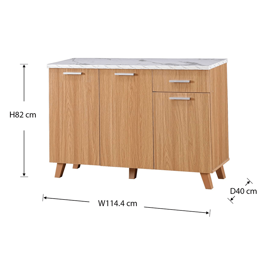 #color_Oak + White Marble