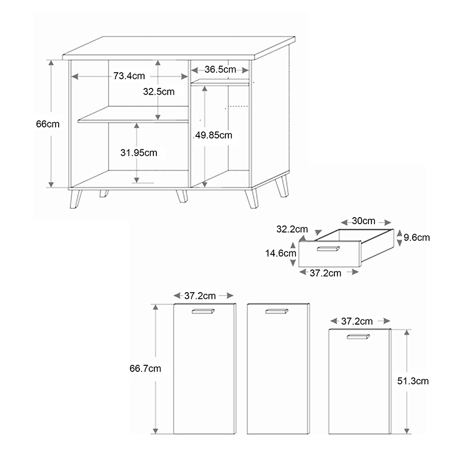 MORE MERRICK OPTIONS Merrick 3 Door Cabinet Merrick 3 Door Cabinet Mandaue Foam