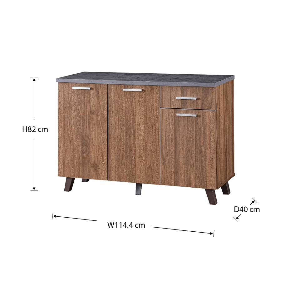 #color_Walnut + Grey Marble
