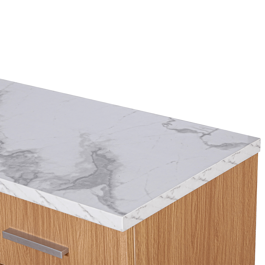 #color_Oak + White Marble