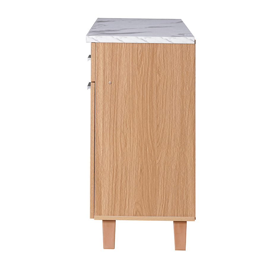 #color_Oak + White Marble
