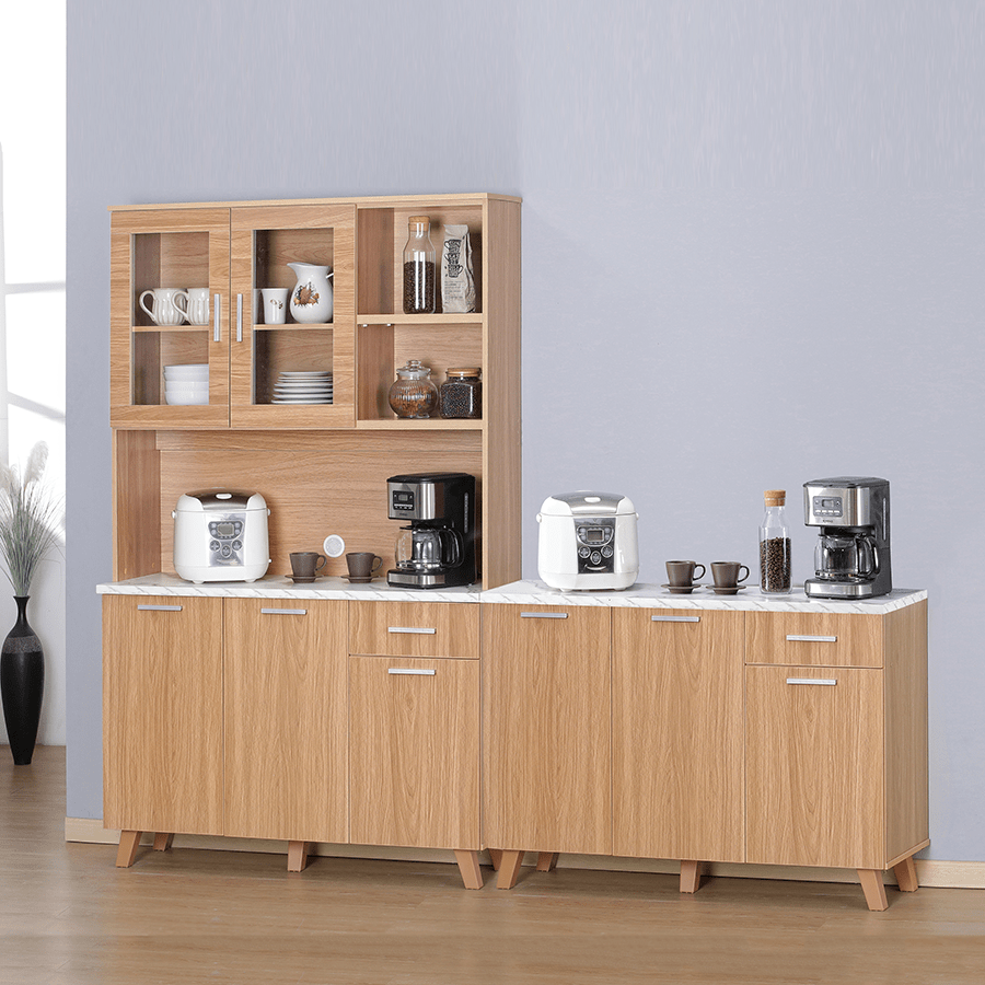 #color_Oak + White Marble