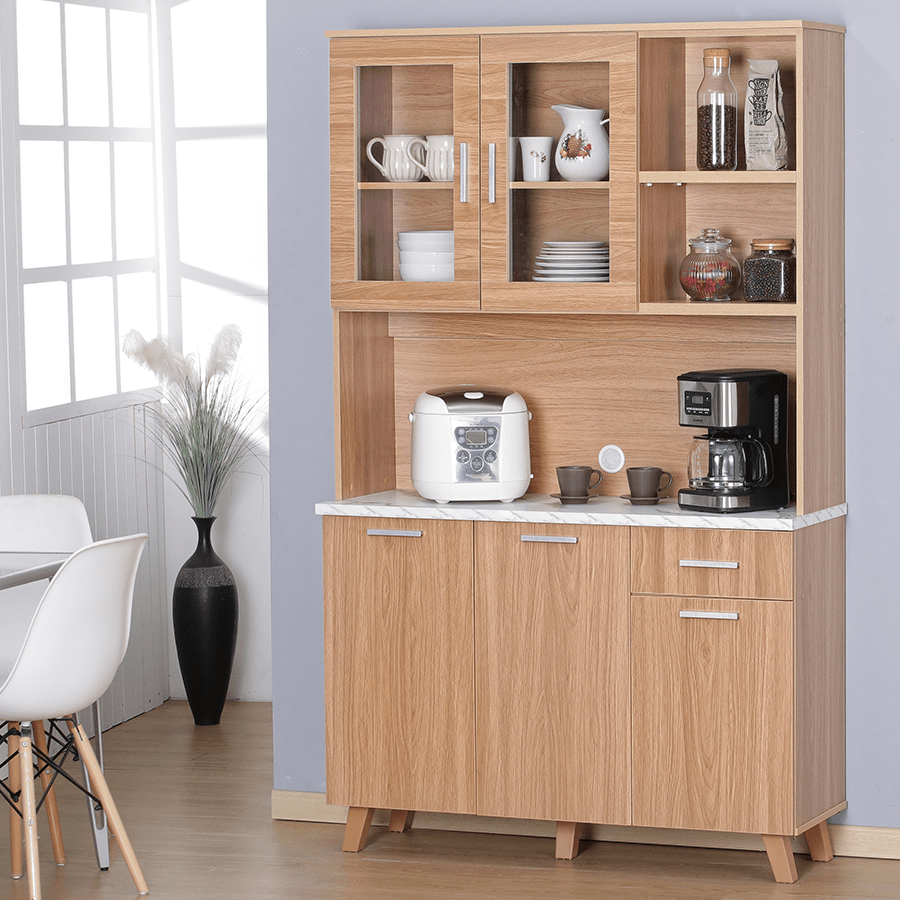 #color_Oak + White Marble