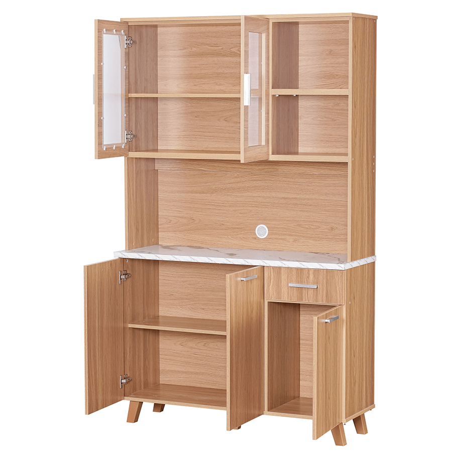 #color_Oak + White Marble