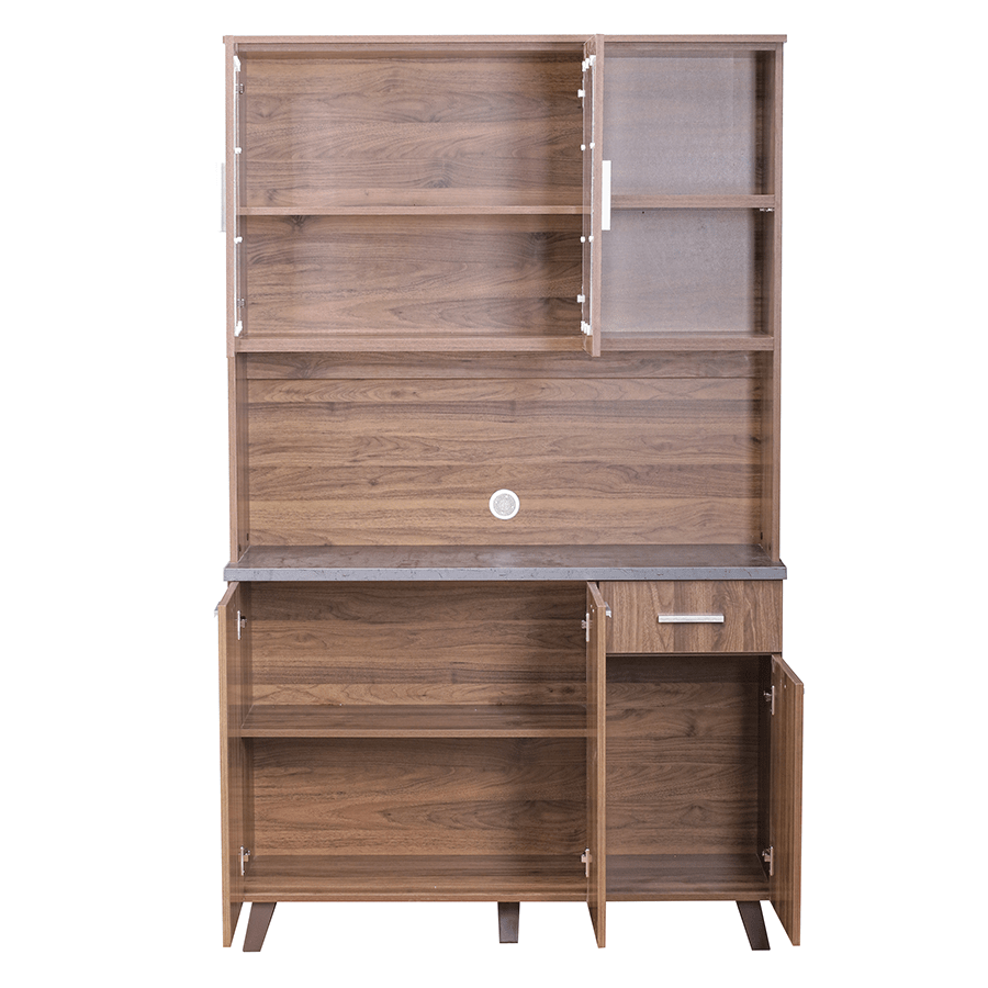 #color_Walnut + Grey Marble