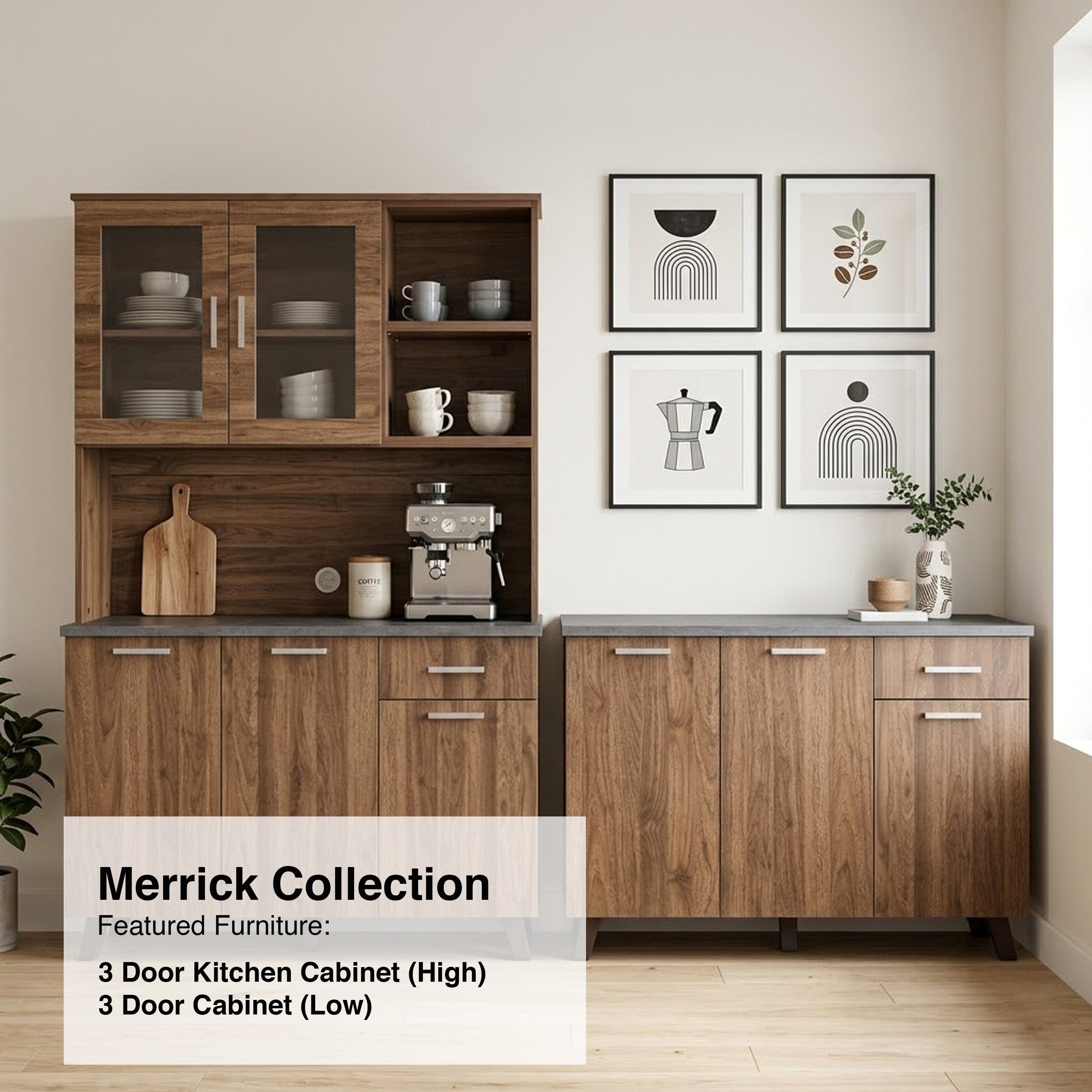 #color_Walnut + Grey Marble