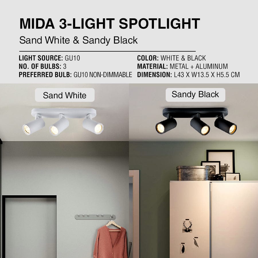 Mida 3-light Spotlight
