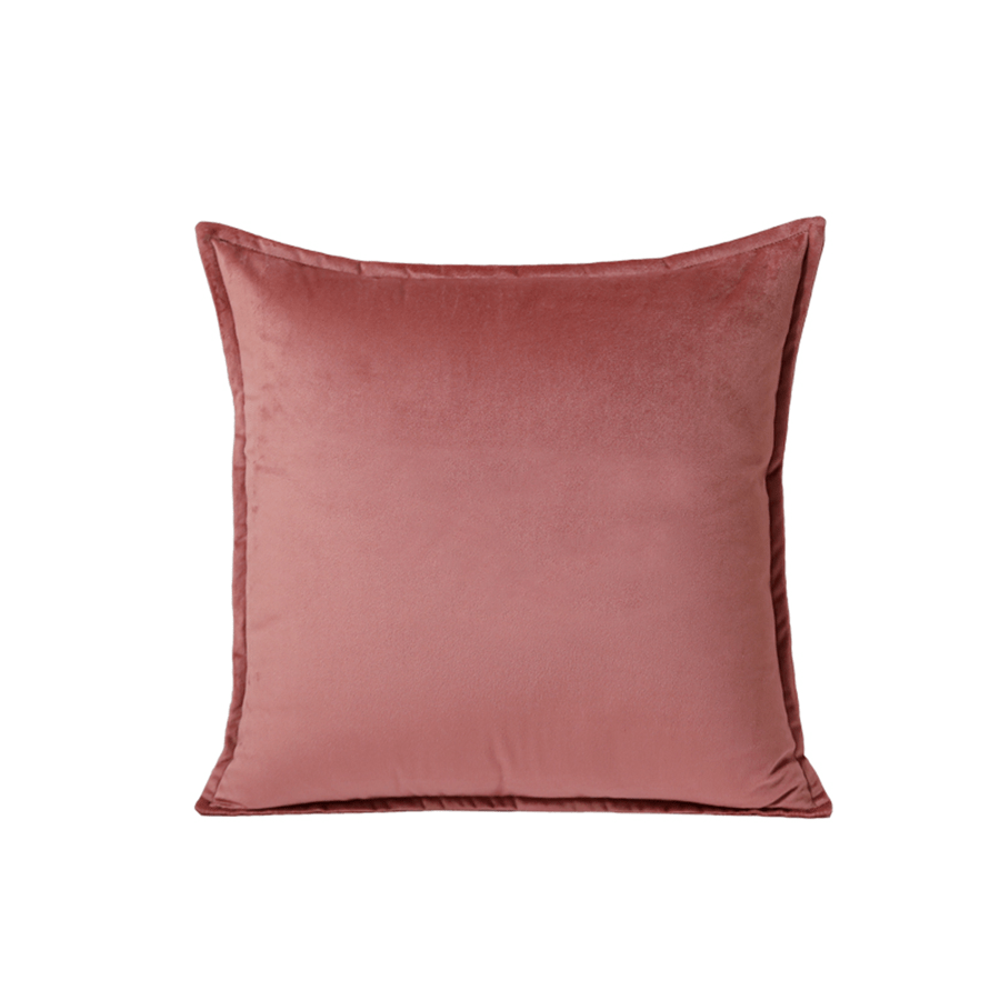 Mika Velvet Throw Pillowcase Mika Velvet Throw Pillowcase Brick Dust Mandaue Foam