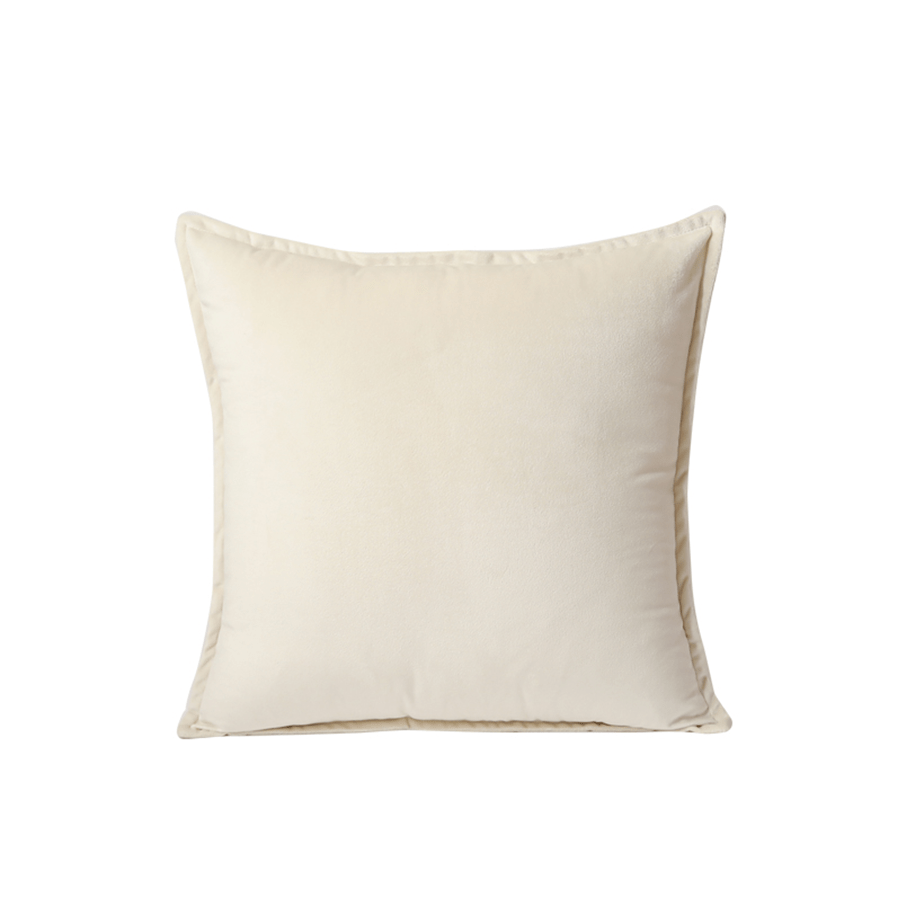 Mika Velvet Throw Pillowcase Mika Velvet Throw Pillowcase Ivory Mandaue Foam