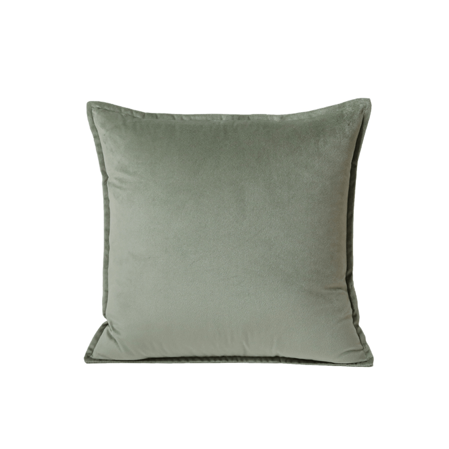 Mika Velvet Throw Pillowcase Mika Velvet Throw Pillowcase Sea Grass Mandaue Foam