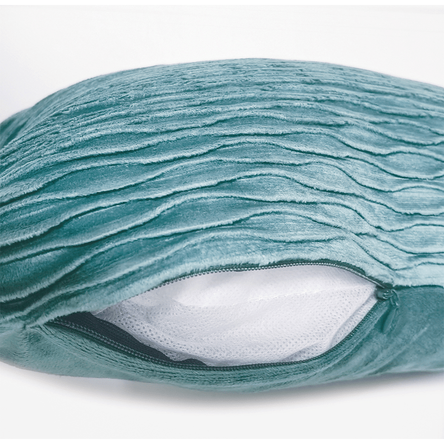Mila Blu Pleated Velvet Kidney Pillowcase Mila Blu Pleated Velvet Kidney Pillowcase Mandaue Foam