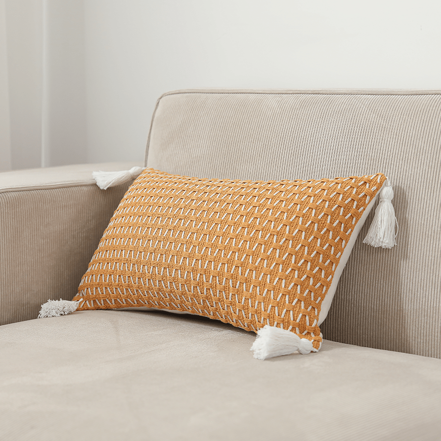 Milica Boho Mustard Kidney Pillowcase