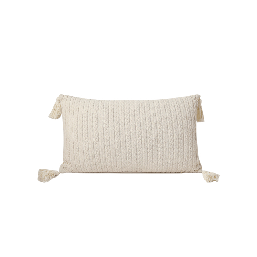 Milica Boho White Kidney Pillowcase
